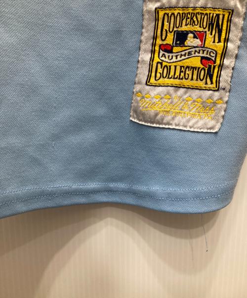 MITCHELL & NESS（ミッチェルアンドネス）MITCHELL & NESS (ミッチェルアンドネス) ベースボールシャツ ブルー サイズ:3XLの古着・服飾アイテム