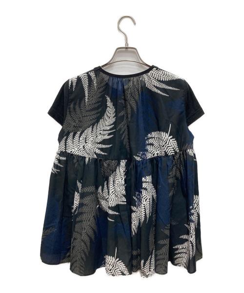 sacai（サカイ）sacai (サカイ) 切替カットソー ネイビー サイズ:2の古着・服飾アイテム