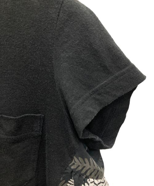 sacai（サカイ）sacai (サカイ) 切替カットソー ネイビー サイズ:2の古着・服飾アイテム