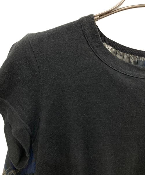 sacai（サカイ）sacai (サカイ) 切替カットソー ネイビー サイズ:2の古着・服飾アイテム