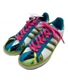 adidas×Emilio Pucci（アディダス×エミリオ プッチ）の古着「CENTURY LO G 3 W/センチュリー　エルオー　ジー　スリー　ダブリュー」｜ホワイト×グリーン