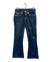 TRUE RELIGION（トゥルー レリジョン）の古着「JOEY SUPER T/フレアデニムパンツ」｜インディゴ