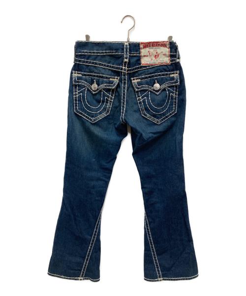 TRUE RELIGION（トゥルー レリジョン）TRUE RELIGION (トゥルー レリジョン) JOEY SUPER T/フレアデニムパンツ インディゴ サイズ:29の古着・服飾アイテム