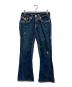 TRUE RELIGION（トゥルー レリジョン）の古着「JOEY SUPER T/フレアデニムパンツ」｜インディゴ
