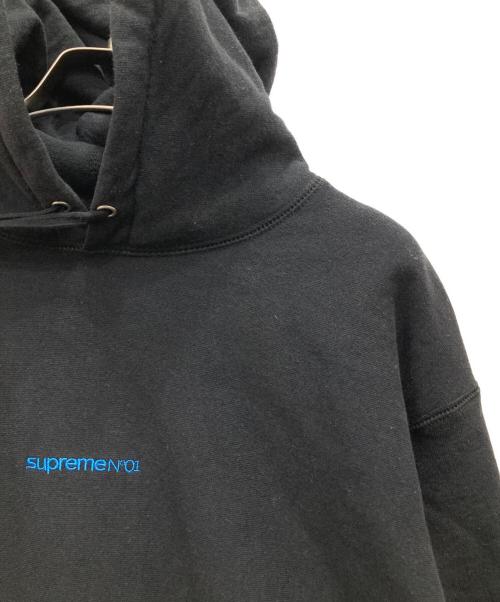 SUPREME（シュプリーム）SUPREME (シュプリーム) Number One Hooded Sweatshirt/ナンバー ワン フーデッド スウェットシャツ ブラック サイズ:Mの古着・服飾アイテム