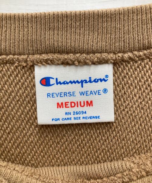 Champion（チャンピオン）Champion (チャンピオン) リバースウィーブスウェット ブラウン サイズ:MEDIUMの古着・服飾アイテム