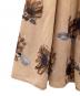 中古・古着 Her lip to (ハーリップトゥ) Sunflower-printed midi dress/サンフラワー プリンティッド ミディ ドレス ベージュ サイズ:S：9000円