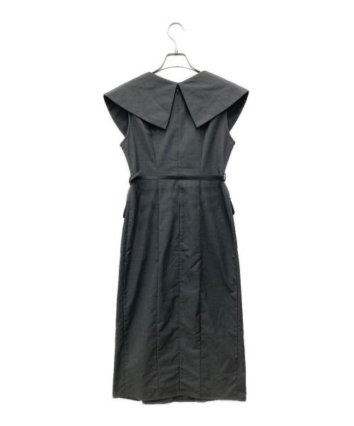 HER LIP TO（ハーリップトゥ）Her lip to (ハーリップトゥ) ノースリーブワンピース グレー サイズ:Sの古着・服飾アイテム