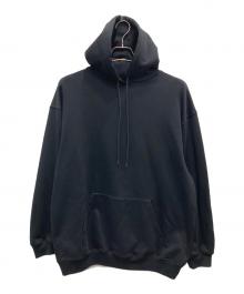BALENCIAGA（バレンシアガ）の古着「バックロゴプリントパーカー」｜ブラック