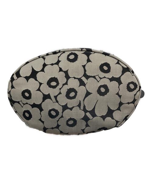 marimekko（マリメッコ）marimekko (マリメッコ) carry all unikkoショルダーバッグ ブラック×グレーの古着・服飾アイテム