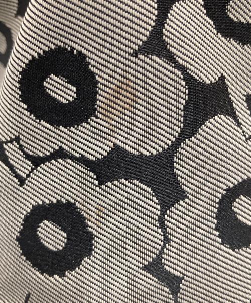 marimekko（マリメッコ）marimekko (マリメッコ) carry all unikkoショルダーバッグ ブラック×グレーの古着・服飾アイテム