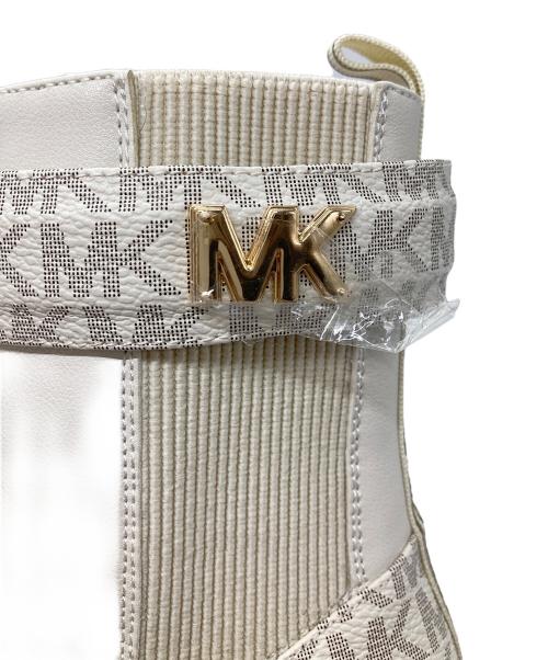MICHAEL KORS（マイケルコース）MICHAEL KORS (マイケルコース) RIDLEY STARK リドリースターク ブーツ ホワイト サイズ:23の古着・服飾アイテム
