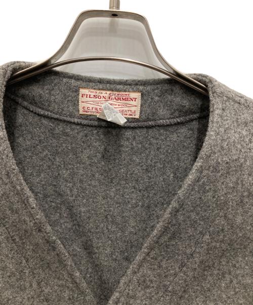 FILSON GARMENT（フィルソン ガーメント）FILSON GARMENT (フィルソン ガーメント) ウールベスト グレー サイズ:44の古着・服飾アイテム