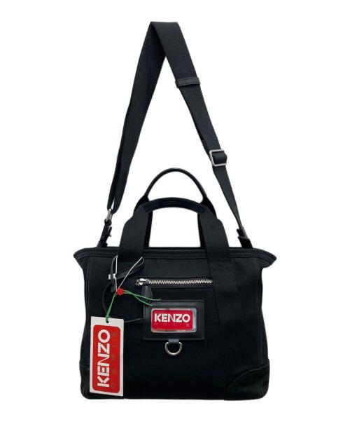 KENZO（ケンゾー）KENZO (ケンゾー) 'Rue Vivienne' スモール トートバッグ/リュー・ヴィヴィアンヌ ブラックの古着・服飾アイテム