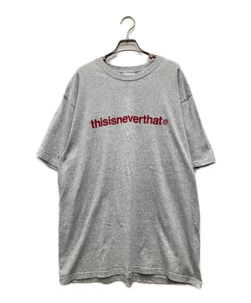 thisisneverthat（ディスイズネバーザット）thisisneverthat (ディスイズネバーザット) カットソー グレー サイズ:XLの古着・服飾アイテム
