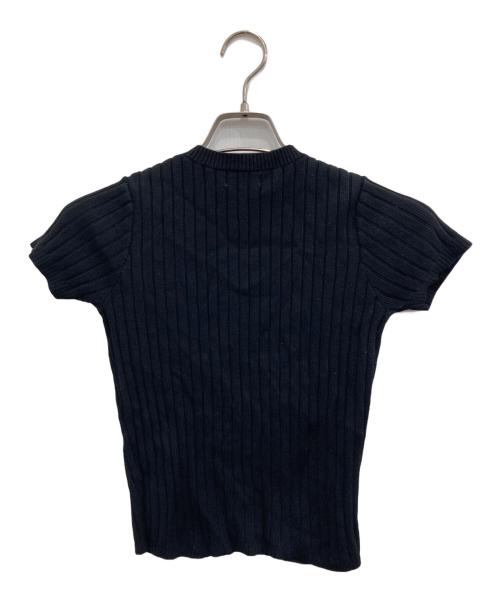 darich（ダーリッチ）Darich (ダーリッチ) DRビジューリブニットトップス ブラック サイズ:Freeの古着・服飾アイテム