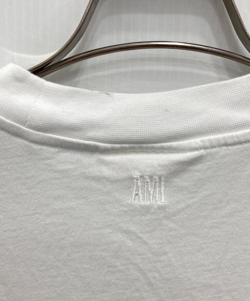 AMI Alexandre Mattiussi（アミアレクサンドルマテュッシ）AMI Alexandre Mattiussi (アミアレクサンドルマテュッシ) ハートロゴTシャツ ホワイト サイズ:Lの古着・服飾アイテム