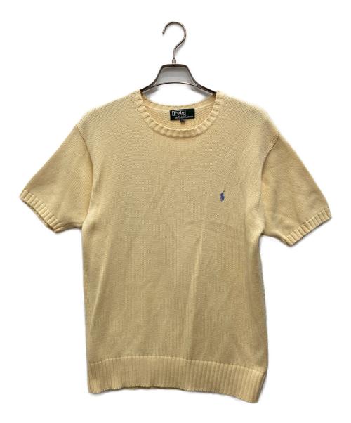POLO RALPH LAUREN（ポロ・ラルフローレン）POLO RALPH LAUREN (ポロ・ラルフローレン) 半袖ニット イエロー サイズ:170の古着・服飾アイテム