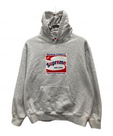 SUPREME（シュプリーム）の古着「Shine Hooded Sweatshirt/シャイン フーデッド スウェットシャツ」｜グレー