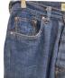 中古・古着 gold (ゴールド) RECYCLED WASTE SUVIN COTTON YARN 11oz. DENIM 5POCKET WIDE PANTS インディゴ サイズ:S：17000円