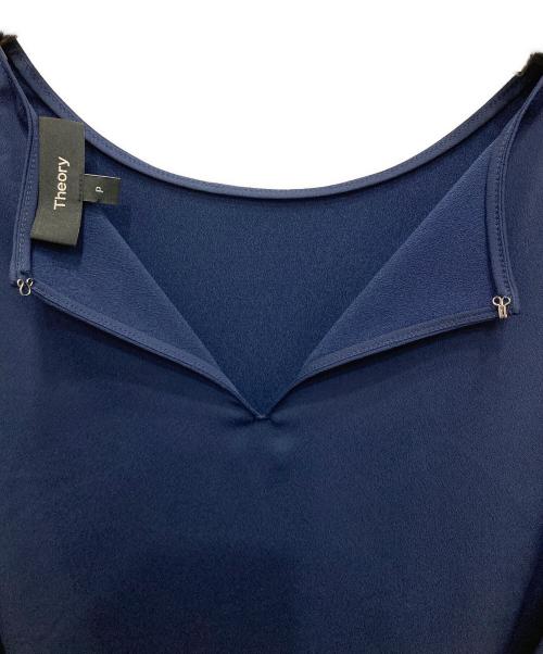theory（セオリー）theory (セオリー) ノースリーブワンピース ネイビー サイズ:Pの古着・服飾アイテム