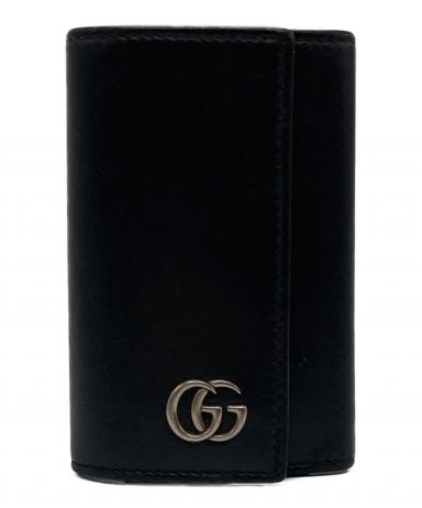 中古・古着通販】GUCCI (グッチ) 6連キーケース ブラック｜ブランド