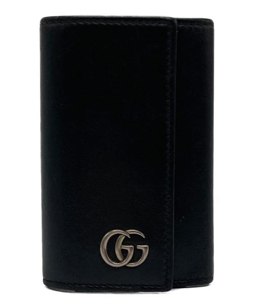 GUCCI（グッチ）GUCCI (グッチ) 6連キーケース ブラックの古着・服飾アイテム