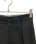 中古・古着 OHOTORO (オオトロ) タックワイドパンツ ブラック サイズ:MEDIUM：5000円