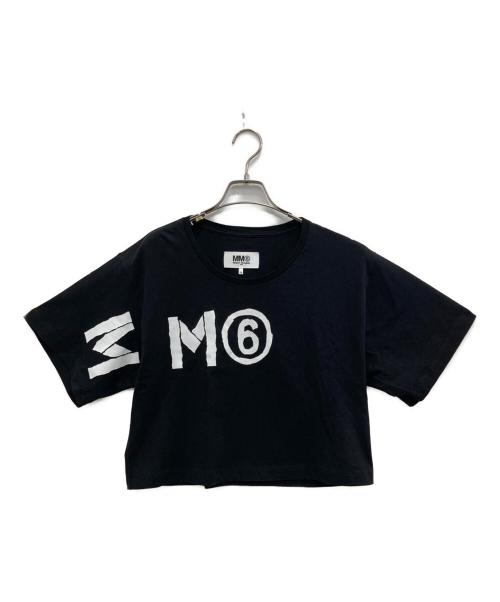 MM6 Maison Margiela（エムエムシックスメゾンマルジェラ）MM6 Maison Margiela (エムエムシックスメゾンマルジェラ) プリントカットソー ブラック サイズ:14（キッズサイズ）の古着・服飾アイテム