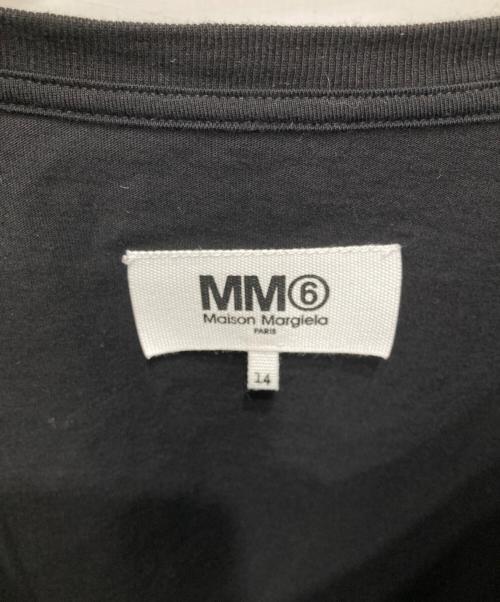 MM6 Maison Margiela（エムエムシックスメゾンマルジェラ）MM6 Maison Margiela (エムエムシックスメゾンマルジェラ) プリントカットソー ブラック サイズ:14（キッズサイズ）の古着・服飾アイテム