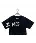 MM6 Maison Margiela（エムエムシックスメゾンマルジェラ）の古着「プリントカットソー」｜ブラック