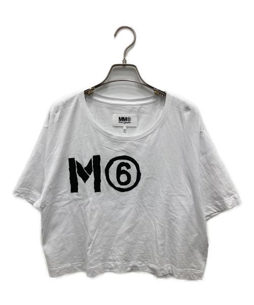 MM6 Maison Margiela（エムエムシックスメゾンマルジェラ）MM6 Maison Margiela (エムエムシックスメゾンマルジェラ) プリントカットソー ホワイト サイズ:16（キッズサイズ）の古着・服飾アイテム