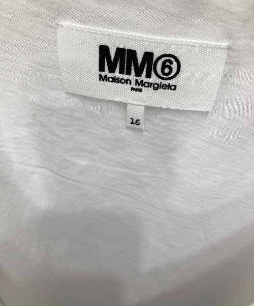 MM6 Maison Margiela（エムエムシックスメゾンマルジェラ）MM6 Maison Margiela (エムエムシックスメゾンマルジェラ) プリントカットソー ホワイト サイズ:16（キッズサイズ）の古着・服飾アイテム