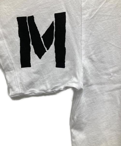 MM6 Maison Margiela（エムエムシックスメゾンマルジェラ）MM6 Maison Margiela (エムエムシックスメゾンマルジェラ) プリントカットソー ホワイト サイズ:16（キッズサイズ）の古着・服飾アイテム