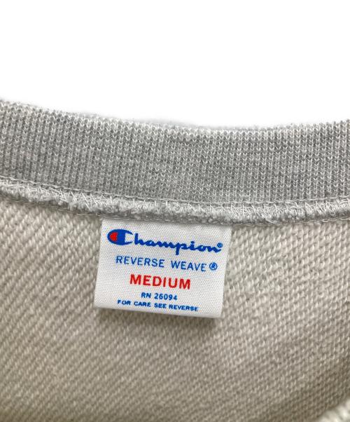 Champion REVERSE WEAVE（チャンピオン リバース ウィーブ）Champion REVERSE WEAVE (チャンピオン リバース ウィーブ) クルーネックスウェット グレー サイズ:Mの古着・服飾アイテム