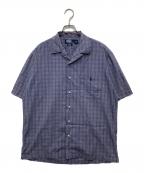 POLO RALPH LAURENポロ・ラルフローレン）の古着「CALDWELL/オープンカラーシャツ/コールドウェル」｜ネイビー