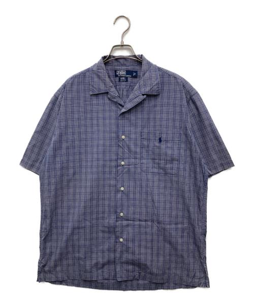 POLO RALPH LAUREN（ポロ・ラルフローレン）POLO RALPH LAUREN (ポロ・ラルフローレン) CALDWELL/オープンカラーシャツ/コールドウェル ネイビー サイズ:Mの古着・服飾アイテム