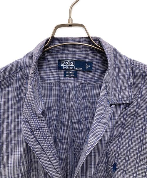 POLO RALPH LAUREN（ポロ・ラルフローレン）POLO RALPH LAUREN (ポロ・ラルフローレン) CALDWELL/オープンカラーシャツ/コールドウェル ネイビー サイズ:Mの古着・服飾アイテム