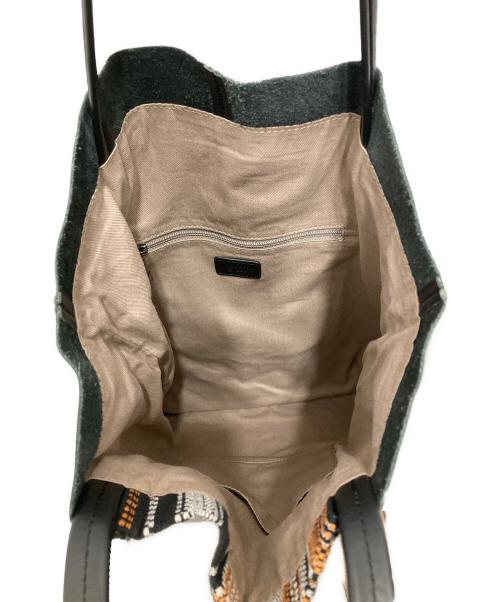 EAR（イア）EAR (イア) レザートートバッグ ブラックの古着・服飾アイテム