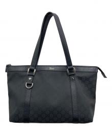 GUCCI（グッチ）の古着「GGキャンバストートバッグ」｜ブラック