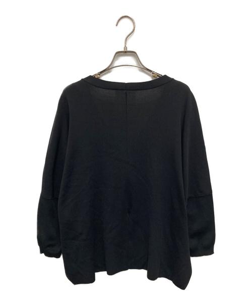 BEARDSLEY（ビアズリー）BEARDSLEY (ビアズリー) スリットカーディガン ブラック サイズ:Fの古着・服飾アイテム