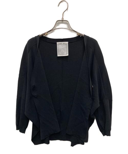 BEARDSLEY（ビアズリー）BEARDSLEY (ビアズリー) スリットカーディガン ブラック サイズ:Fの古着・服飾アイテム