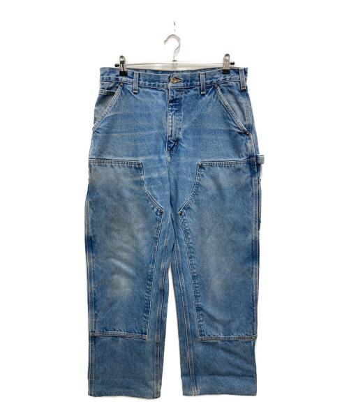 CarHartt（カーハート）CarHartt (カーハート) ダブルニーデニムパンツ ブルー サイズ:34×34の古着・服飾アイテム