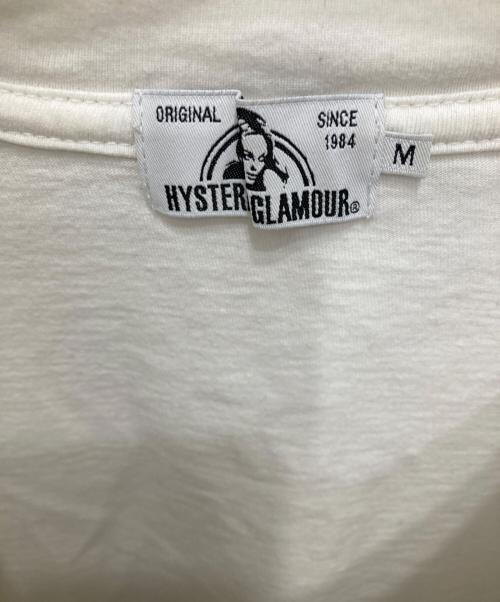 Hysteric Glamour（ヒステリックグラマー）Hysteric Glamour (ヒステリックグラマー) SOUND VISION Tシャツ/サウンドヴィジョン Tシャツ ホワイト サイズ:Mの古着・服飾アイテム