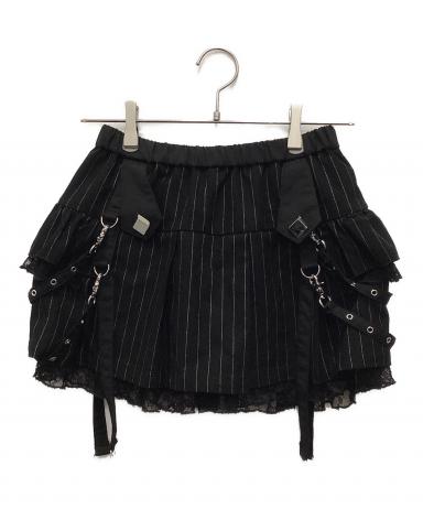Dim Moire フリルミニスカート 中古・古着通販】Dim Moire (ディムモアール) サイドフリルミニ