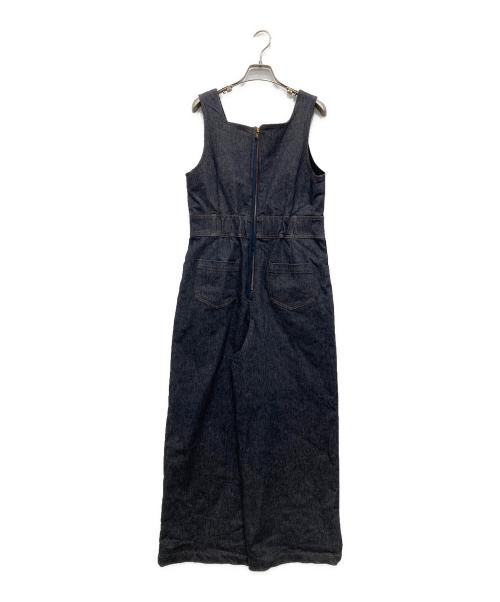 St.cecilia（セントセシリア）St.cecilia (セントセシリア) デニムサロペット グレー サイズ:Mの古着・服飾アイテム