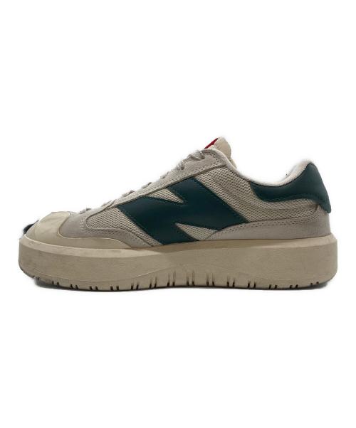 NEW BALANCE（ニューバランス）NEW BALANCE (ニューバランス) スニーカー ホワイト×グリーン サイズ:26.5の古着・服飾アイテム