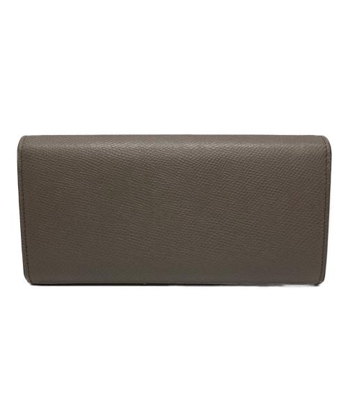 CELINE（セリーヌ）CELINE (セリーヌ) ラージフラップウォレット グレーの古着・服飾アイテム