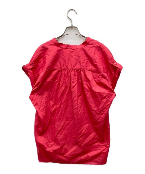 MACPHEE（マカフィー）MACPHEE (マカフィー) コーマローン バンドカラーシャツ ピンク サイズ:36の古着・服飾アイテム
