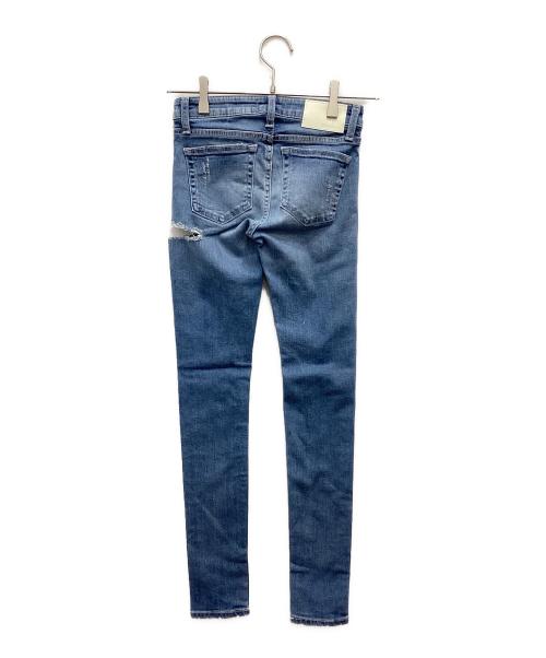 GYDA（ジェイダ）GYDA (ジェイダ) SIDE RIPPED スキニーデニムパンツ ブルー サイズ:XS 未使用品の古着・服飾アイテム